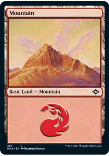 (英)【エッチングFoil】山 / Mountain【MH2】 No.487