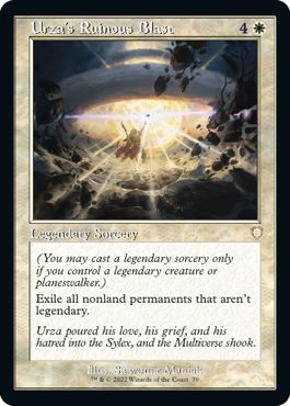 (英)ウルザの殲滅破 / Urza's Ruinous Blast【BRC】 旧枠 No.079