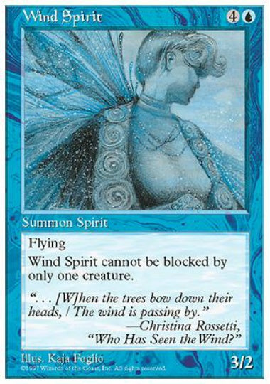 (英)風の精 / Wind Spirit【5ED】 No.136