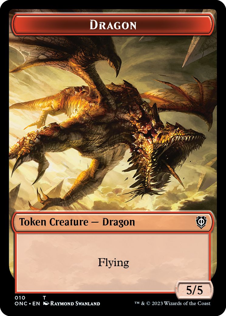 (英)ドラゴントークン / Dragon Token No.010 - カー砦のコボルドトークン / Kobolds of Kher Keep Token【ONC-TOKEN】 No.012