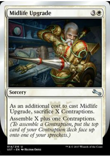 (英)【Foil】Midlife Upgrade 【UST】 No.014