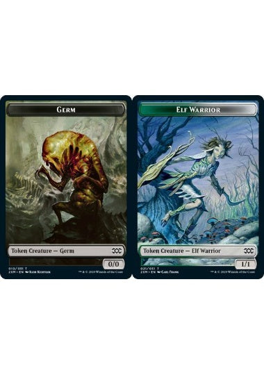 (英)【Foil】ファイレクシアン・細菌トークン / Phyrexian Germ TokenNo.010 - エルフ・戦士トークン / Elf Warrior Token【2XM-TOKEN】 No.021