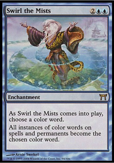 (英)【Foil】渦巻く霧 / Swirl the Mists【CHK】 No.094