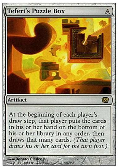 (英)【Foil】テフェリーの細工箱 / Teferi's Puzzle Box【8ED】 No.316