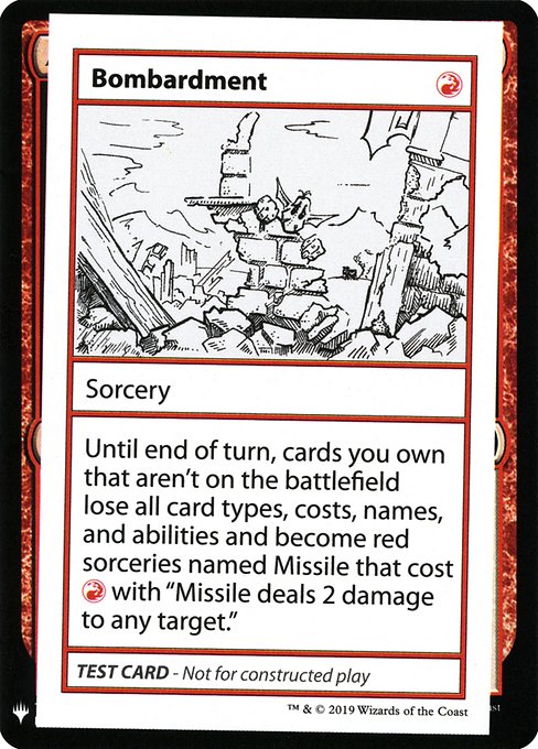 (英)Bombardment【MB1-TEST】 No.053