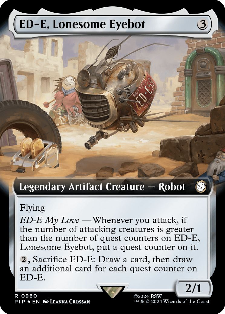 (英)【Surge-Foil】孤独なアイボット、ED-E / ED-E, Lonesome Eyebot ★拡張枠★ 【PIP】 No.0960