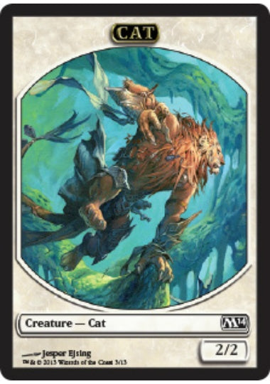 (英)猫トークン / Cat Token【M14-TOKEN】 No.003
