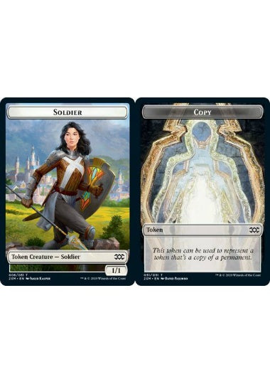 (英)【Foil】兵士トークン / Soldier TokenNo.006 - コピートークン / Copy Token【2XM-TOKEN】 No.031