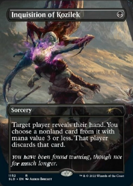 (英)【Foil】コジレックの審問 / Inquisition of Kozilek【SLD】Artist Series: Aleksi Briclot No.1152