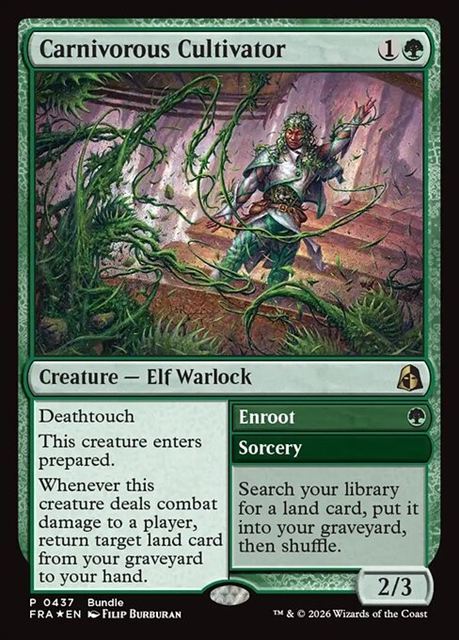 (英)【Foil】人喰い植物の耕作者 - 埋根 / Carnivorous Cultivator - Enroot【FRA】 No.437