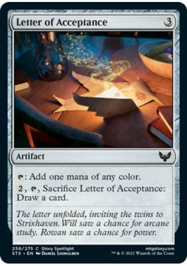 (英)【Foil】合格通知 / Letter of Acceptance【STX】 No.256