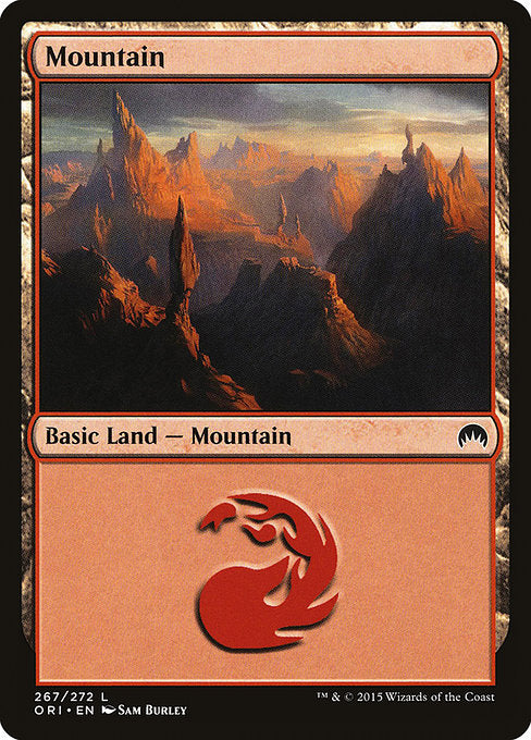(英)【Foil】山 / Mountain【ORI】 No.267