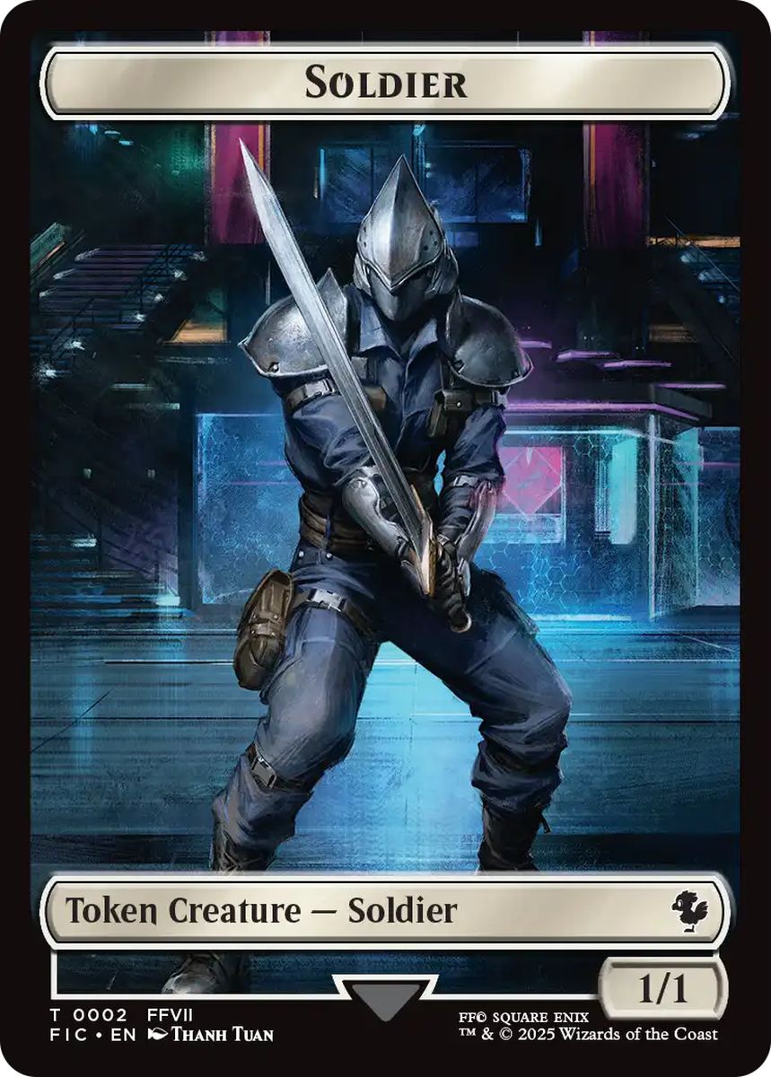 (英)兵士トークン / Soldier Token No.002 - レベルトークン / Rebel Token【FIC-TOKEN】 No.007