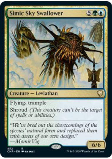 (英)シミックの空呑み / Simic Sky Swallower【CMR】 統率者デッキ収録 No.452