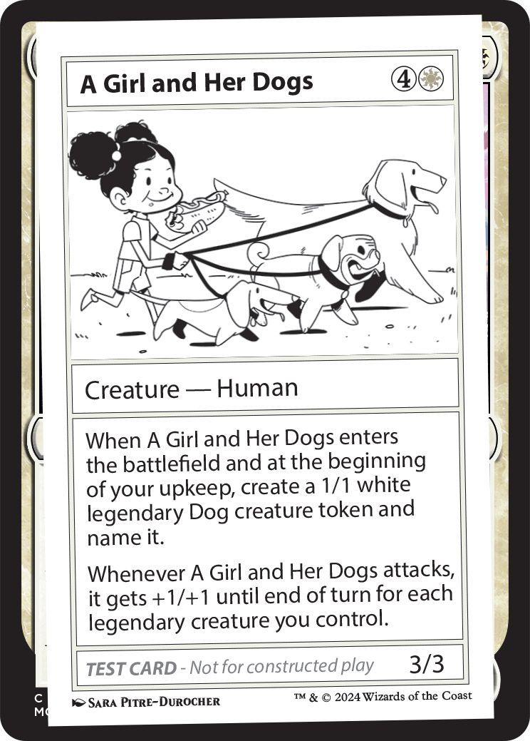 (英)A Girl and Her Dogs【MB2-TEST】 No.279