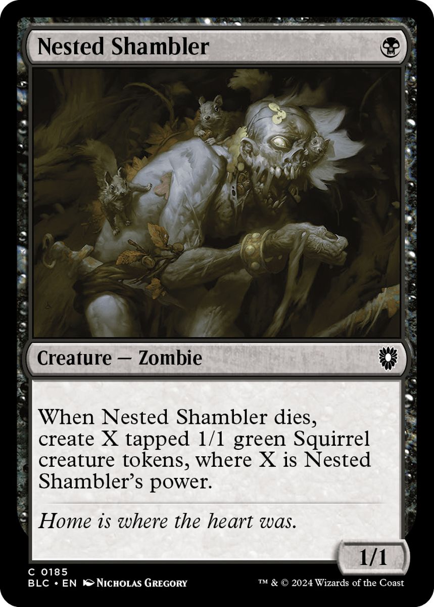 (英)巣のシャンブラー / Nested Shambler【BLC】 No.185