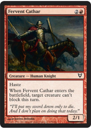 (英)熱血漢の聖戦士 / Fervent Cathar【AVR】 No.135