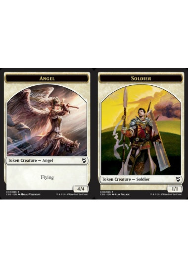 (英)天使トークン / Angel Token No.003 - 兵士トークン / Soldier Token【C18-TOKEN】 No.006