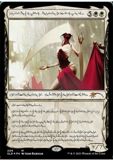 (ファイレクシア語)【Foil】大修道士、エリシュ・ノーン / Elesh Norn, Grand Cenobite【SLD】Phyrexian Praetors: Compleat Edition No.209