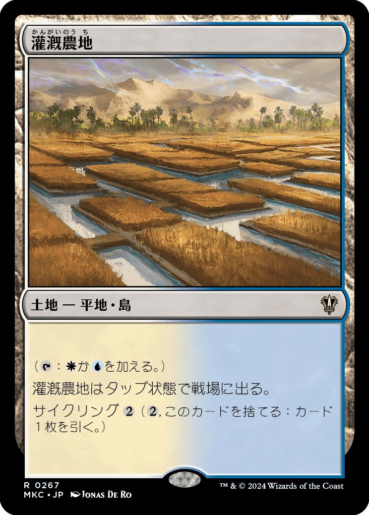 (日)灌漑農地 / Irrigated Farmland【MKC】 No.267