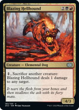 (英)猛火のヘルハウンド / Blazing Hellhound【2X2】 No.183
