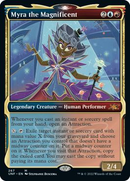 (英)【Foil】Myra the Magnificent ★ショーケース枠★ 【UNF】 No.267