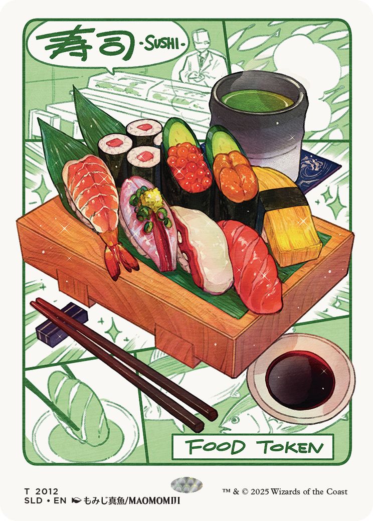 (英)【Foil】食物トークン / Food Token【SLD】Oishii! Tokens オイシイ！ トークン No.2012