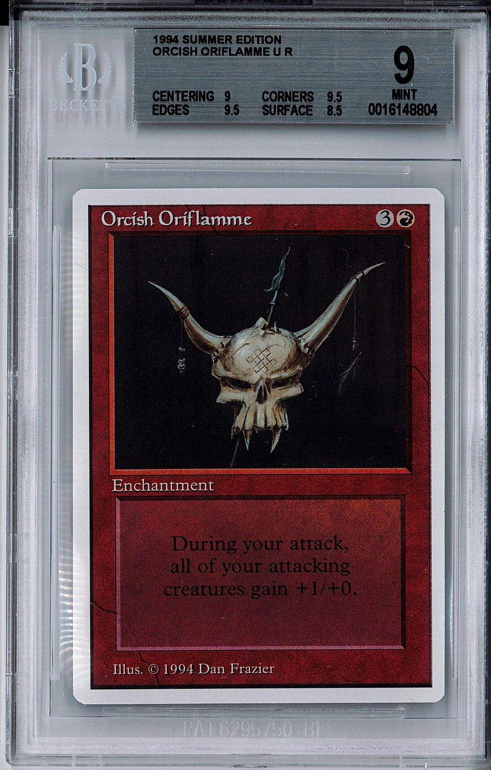 [鑑定品](英)オークの軍旗 / Orcish Oriflamme【SUMMER】 BGS9 ID:0016148804 [委託販売品]