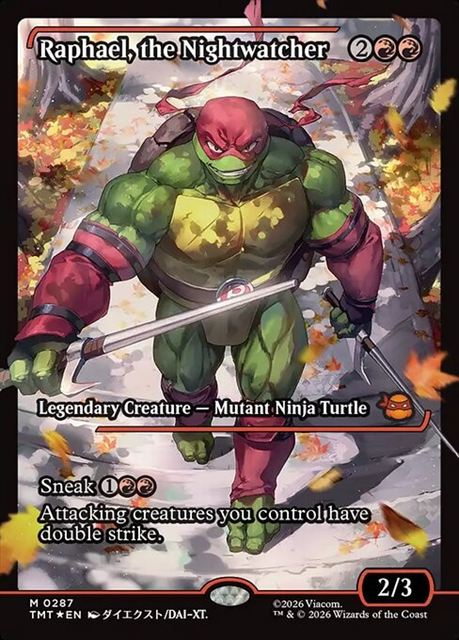 (英)【Foil】ナイトウォッチャー、ラファエロ / Raphael, the Nightwatcher ★ショーケース枠★(ジャパン・ショーケース) 【TMT】 No.287