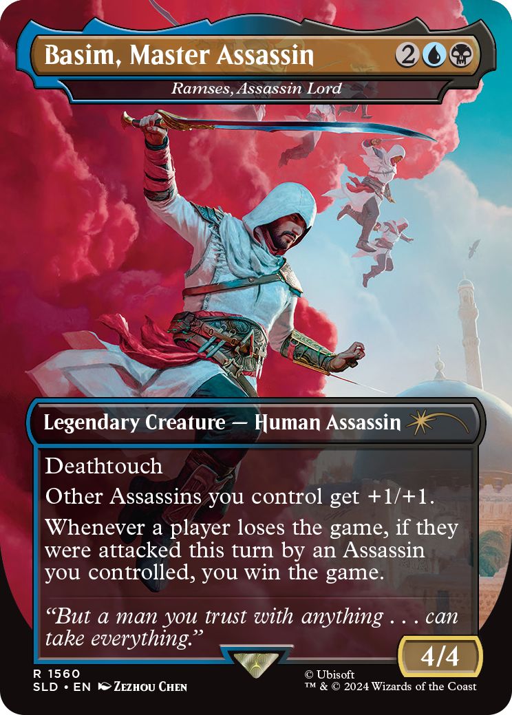 (英)Basim, Master Assassin[暗殺卿、ラムセス / Ramses, Assassin Lord]【SLD】 Secret Lair x Assassin's Creed: Lethal Legends No.1560