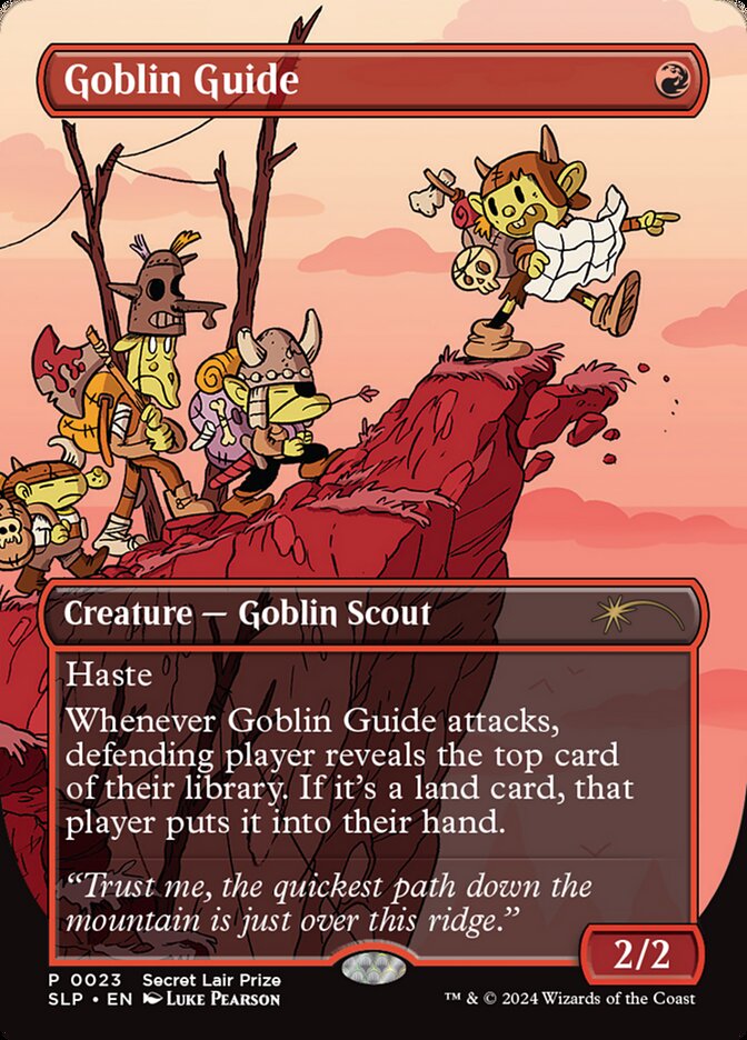 (英)ゴブリンの先達 / Goblin Guide【SLP】 Secret Lair Showdownプロモ No.023