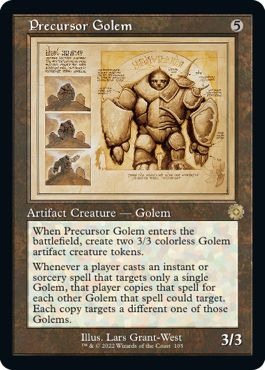 (英)【Foil】先駆のゴーレム / Precursor Golem【BRR】設計図カード No.105