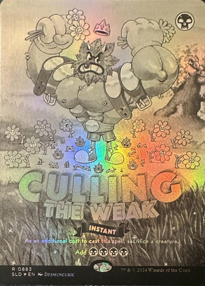 (英)【Foil】弱者選別 / Culling the Weak【SLD】Twisted Toons No.883