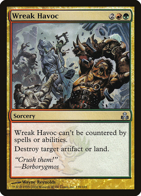 (英)【Foil】大惨事 / Wreak Havoc【GPT】 No.139