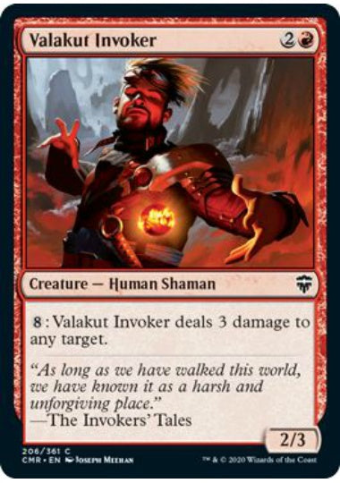 (英)【Foil】ヴァラクートの発動者 / Valakut Invoker【CMR】 No.206