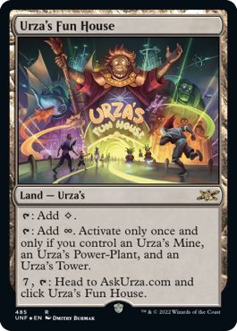 (英)【ギャラクシーFoil】Urza's Fun House【UNF】 No.485