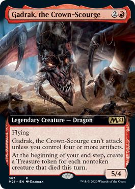 (英)【Foil】冠滅ぼしのガドラク / Gadrak, the Crown-Scourge ★拡張枠★ 【M21】 No.367