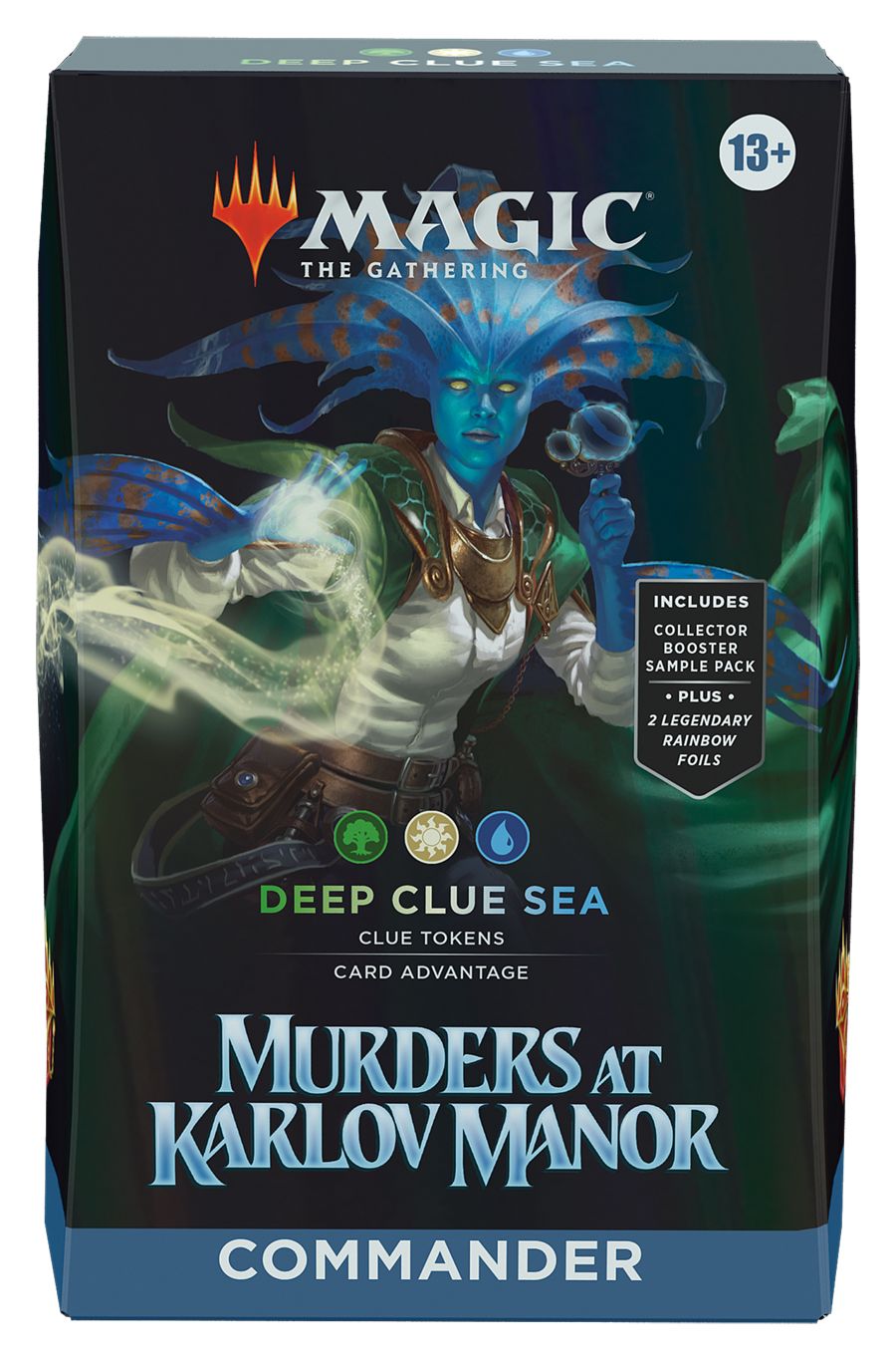 (英)カルロフ邸殺人事件 統率者デッキ「数々の手がかり」 / Murders at Karlov Manor Commander Deck "Deep Clue Sea"【BOX】 ※発送方法は「ゆうパック」を選択してください。