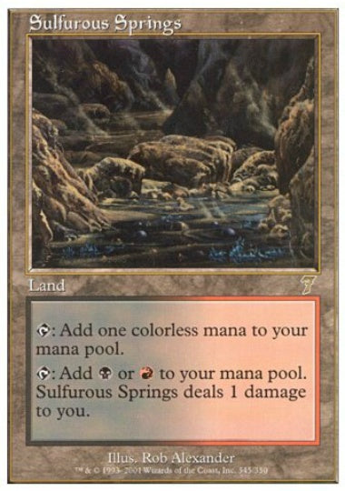 (英)硫黄泉 / Sulfurous Springs【7ED】 No.345