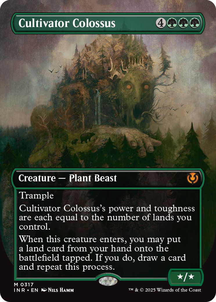 (英)【Foil】耕作する巨躯 / Cultivator Colossus ★ボーダーレス★ 【INR】 No.317