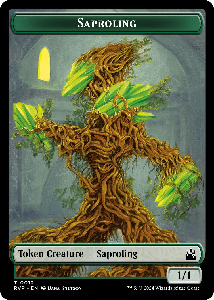(英)苗木トークン / Saproling Token【RVR-TOKEN】 No.012