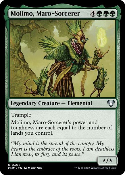 (英)【Foil】マローの魔術師モリモ / Molimo, Maro-Sorcerer【CMM】 No.0305