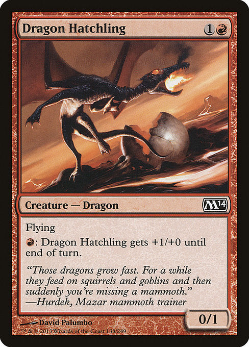 (英)ドラゴンの雛 / Dragon Hatchling【M14】 No.138