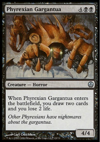 (英)ファイレクシアのガルガンチュア / Phyrexian Gargantua【PVSC】 No.015