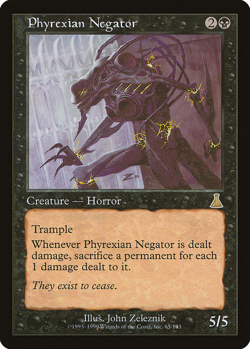 (英)ファイレクシアの抹殺者 / Phyrexian Negator【UDS】 No.065