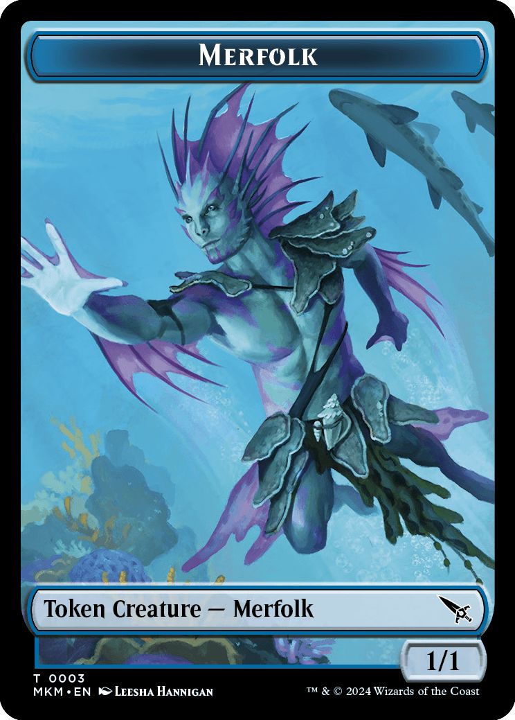 (英)マーフォークトークン / Merfolk Token【MKM-TOKEN】 No.003