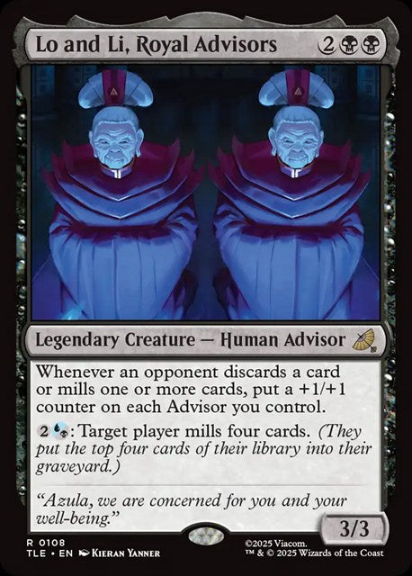 (英)【Foil】王家の顧問、ローとリー / Lo and Li, Royal Advisors【TLE】 No.108
