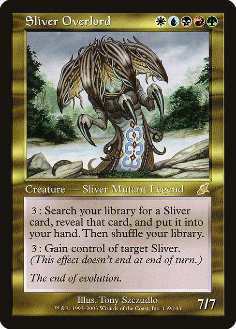 (英)スリヴァーの首領 / Sliver Overlord【SCG】 No.139