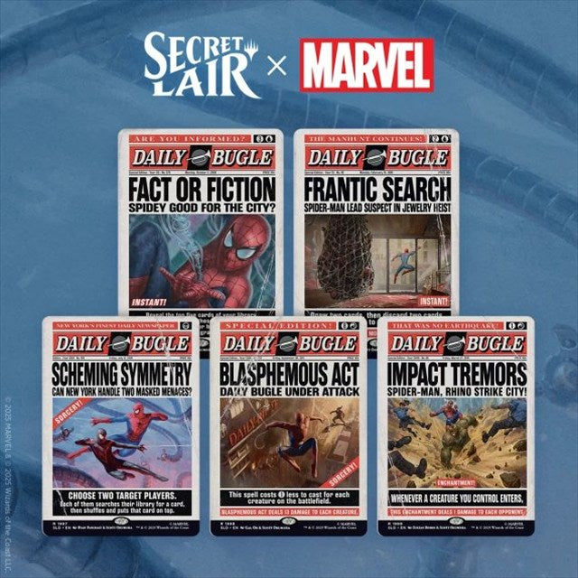 (英)Secret Lair x Marvel's Spider-Man: Daily Bugle Breaking News 【BOX】 ※発送方法は「ゆうパック」を選択してください。