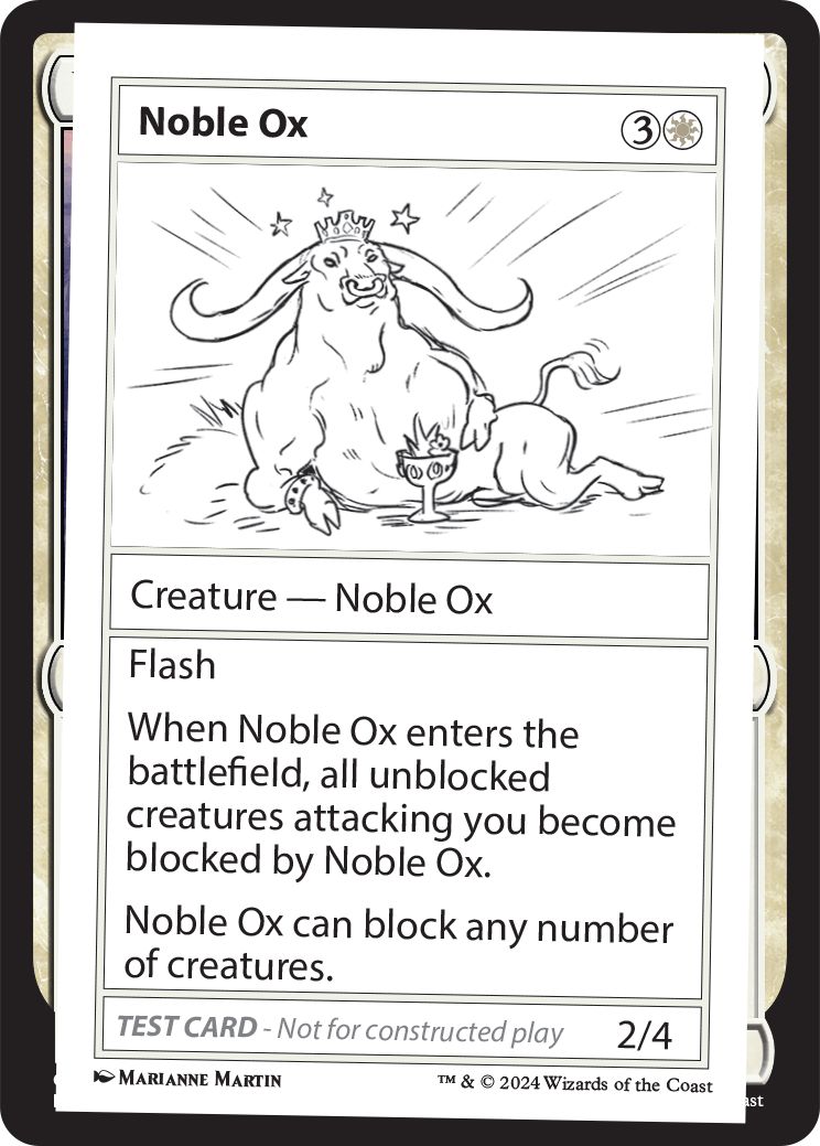 (英)Noble Ox【MB2-TEST】 No.285
